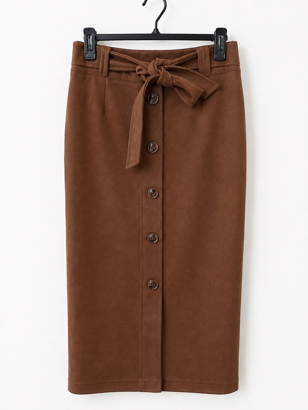 NWOT New Marc New York Andrew Marc Brown Pencil Skirt XS